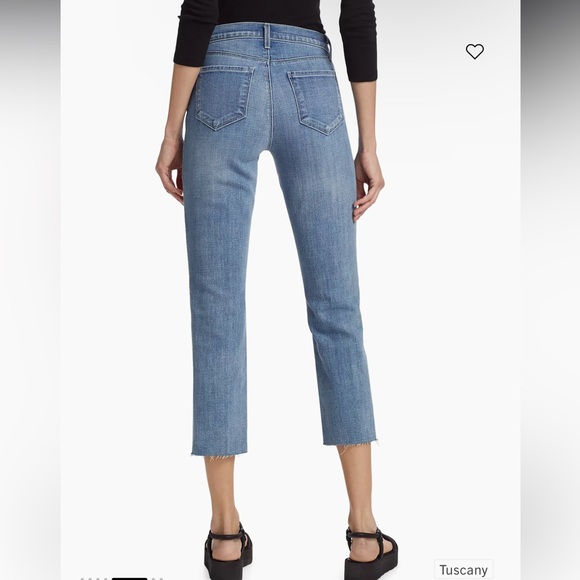 L’AGENCE Sada High-Rise Slim Crop Jeans size 28 - Picture 5 of 12